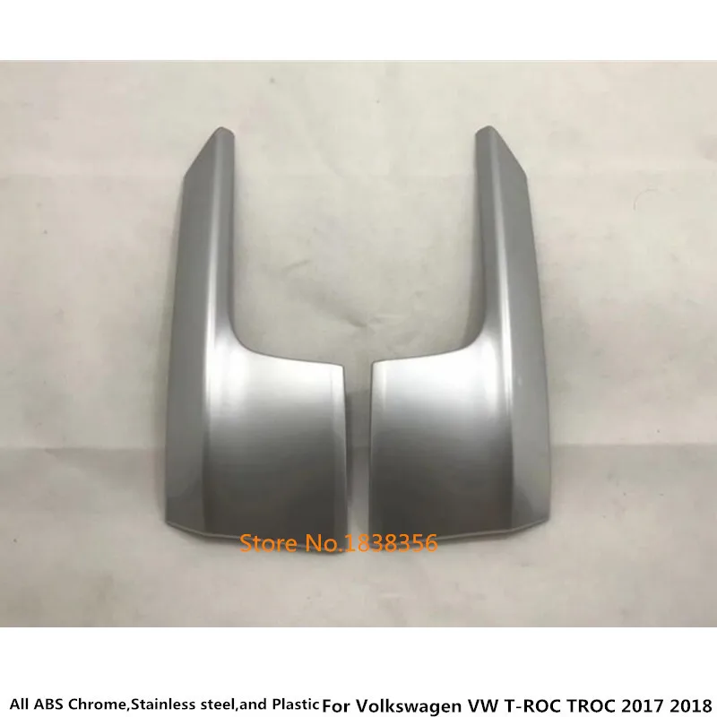 Для Volkswagen VW T ROC TROC 2017 2018 2019 автомобильный хромированный ABS передний бампер Защита