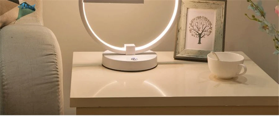 Японский стиль Дракон кошка настольные лампы белый/черный железный Алюминий Led Детская комната спальня лампа Арт Деко макияж украшение стола
