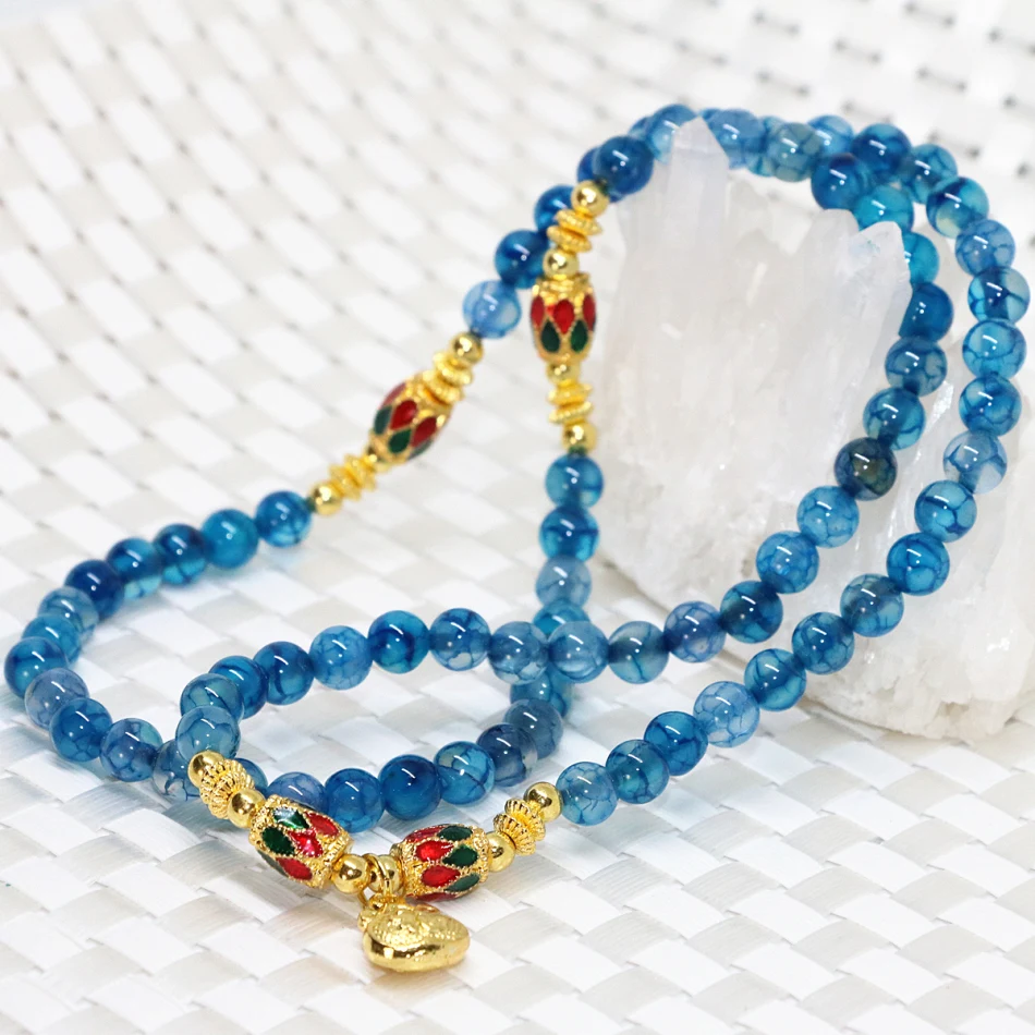 Золотой распорный Длинный эластичный женский многослойный браслет из