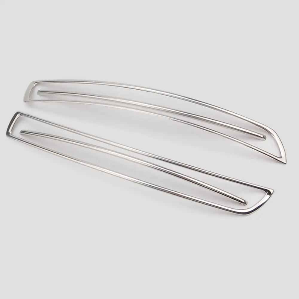 4 шт. Воздухозаборники из нержавеющей стали для переднего бампера автомобиля Volvo