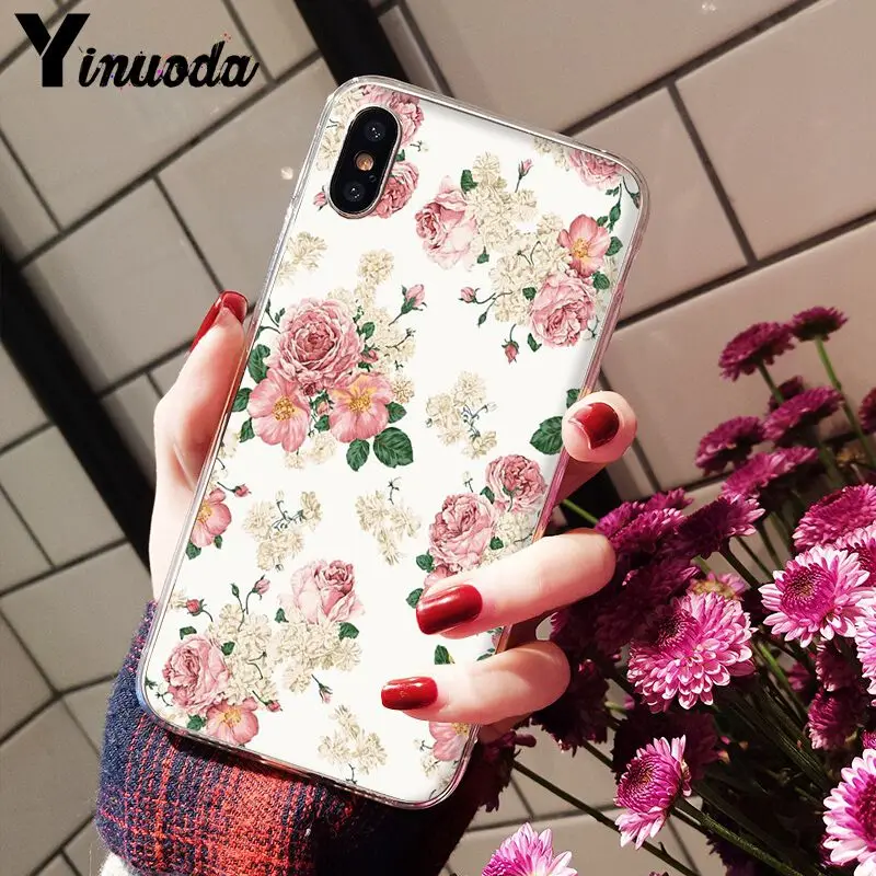 Прозрачный мягкий чехол Yinuoda для iPhone 8 7 6 6S Plus X XS MAX 5 5S SE XR|Чехлы-накладки| |