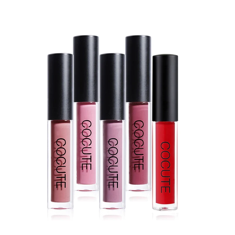 Cocute Make Up стойкий блеск для губ жидкая помада Увлажняющий 12 цветов Makeu матовый блеск для губ высокое качество косметика для губ