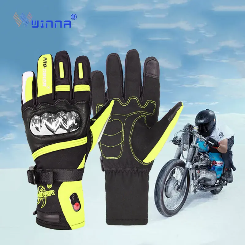 Теплые мужские электрические перчатки для катания на открытом воздухе с