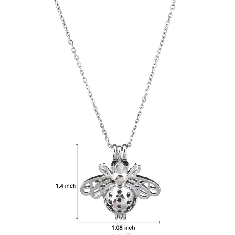 R K84 Мёд пчелы медальон Цепочки и ожерелья эфирное масло бусины клетка