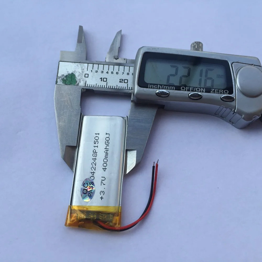 3.7 V thium полимерный аккумулятор 402248 400 мАч MP3 MP4 MP5 GPS Bluetooth Малый Toys | Электроника