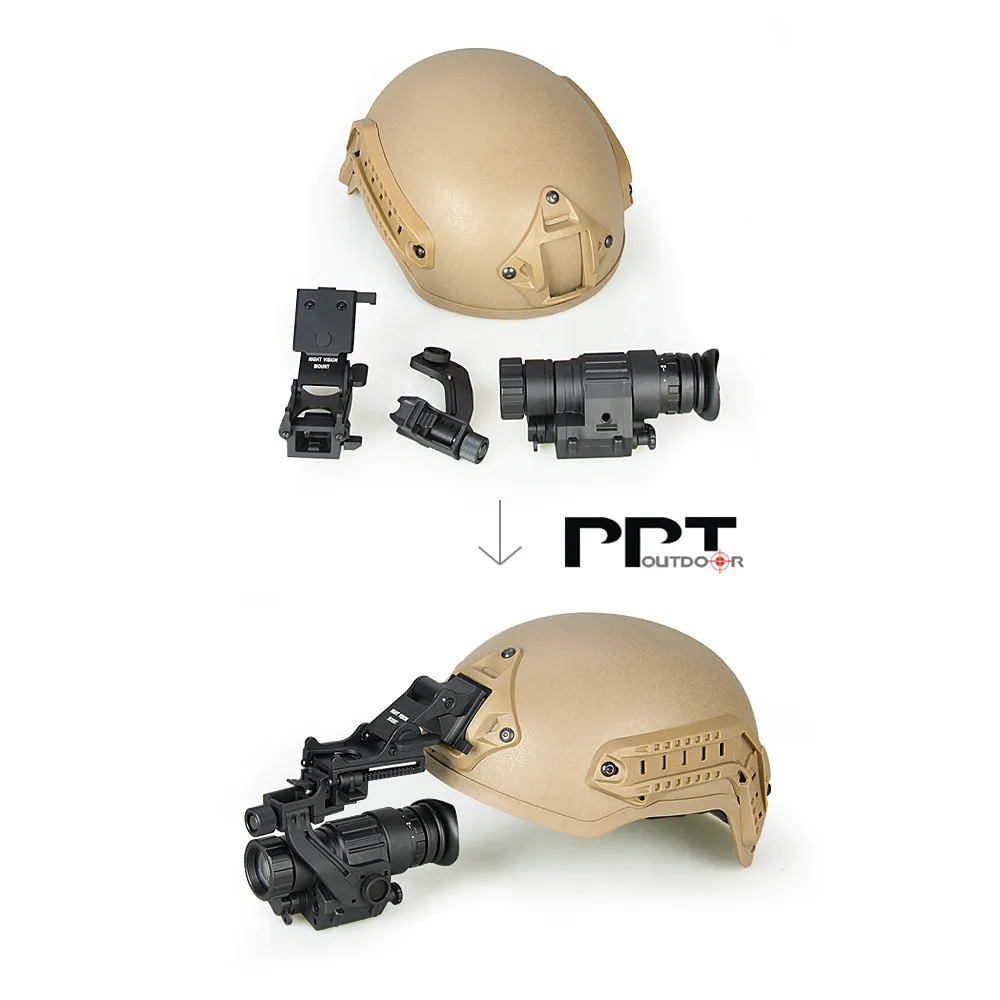 Тактический Airsoft крепление пнв цельнометаллический ОНВ Ночное видение шлем