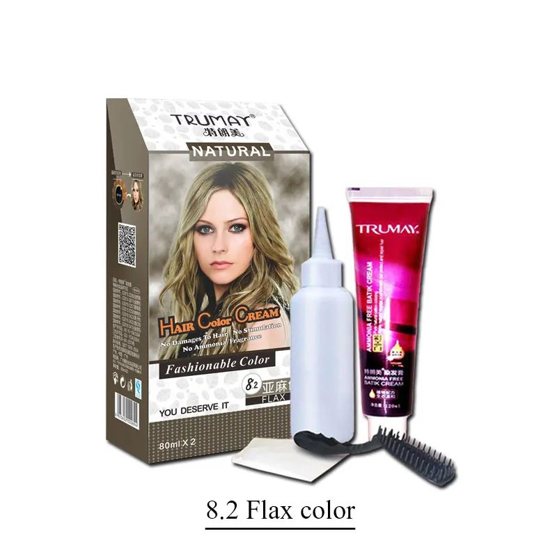 Очаровательный льняной крем для волос стойкая краска волос|permanent hair dye|hair dyehair color
