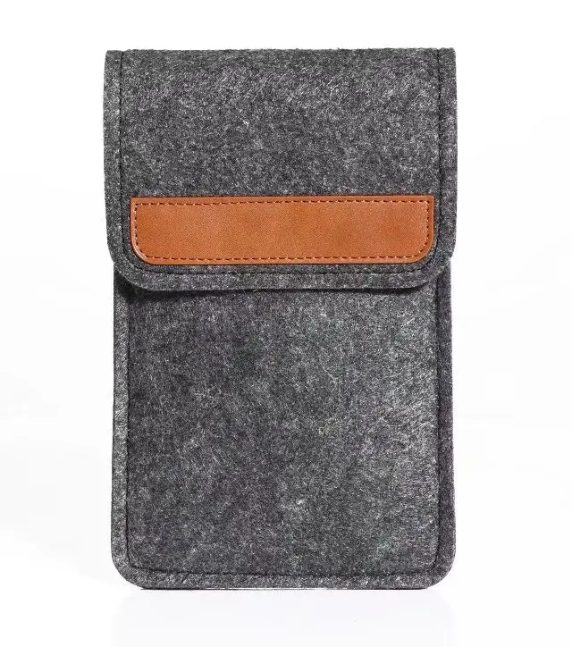 Универсальный фетровый чехол для телефона с отделением кредитных карт до 6 2