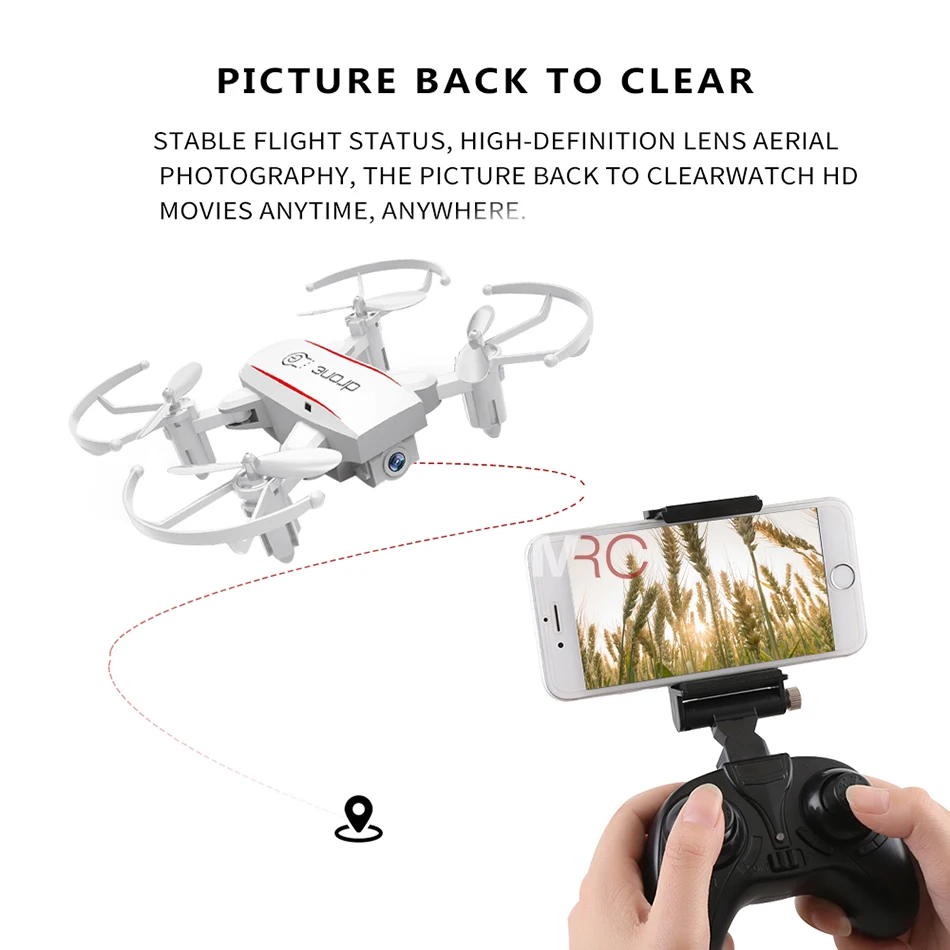 OTRC 161 мини Дрон с дистанционным управлением с камерой Профессиональный fpv wifi Квадрокоптер, Радиоуправляемый вертолет игрушки для детей подарок на день рождения