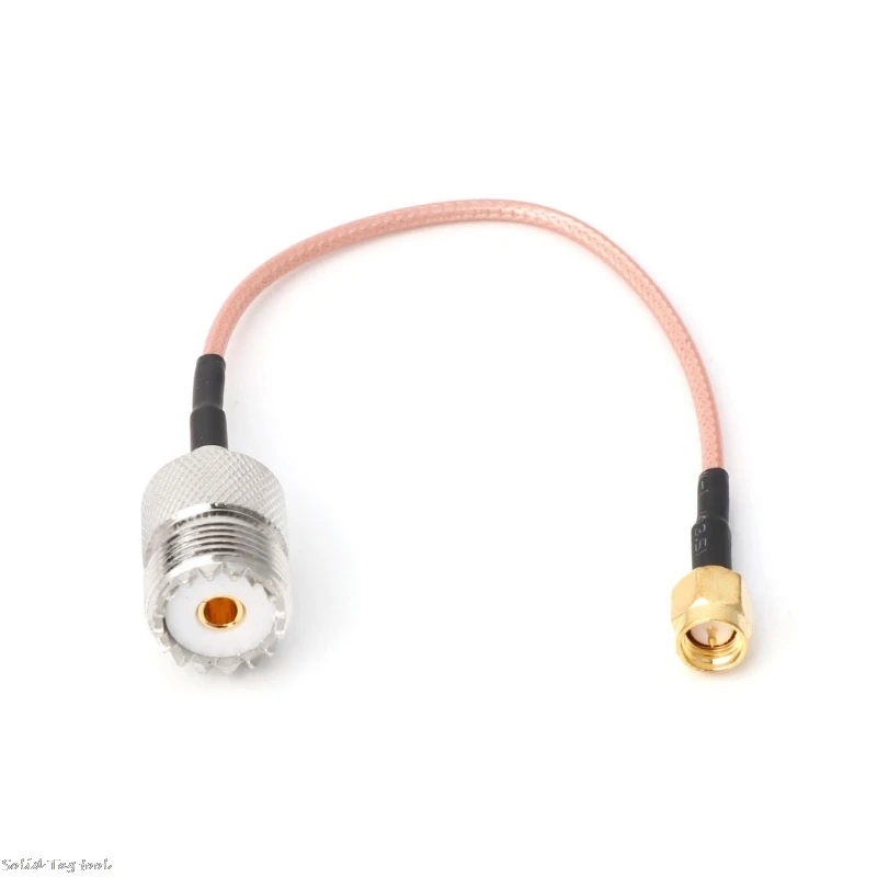 Соединительный кабель RG316 зажим для кабеля Pigtail UHF SO239 Female PL259 к SMA Male Plug обжимной