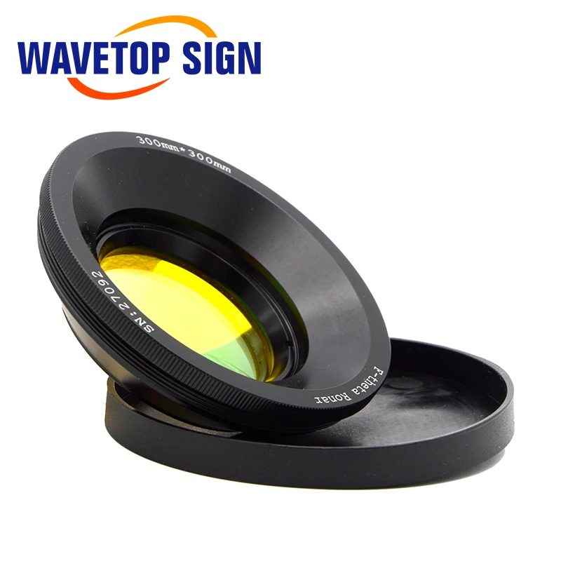 WaveTopSign CO2 F theta объектив сканирования полевая линза 10.6um 10600nm 50*50 ~ 300*300 мм F75 430mm для YAG