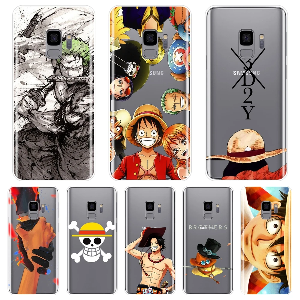 Цельный силиконовый чехол Luffy для Samsung Galaxy S5 S6 S7 Edge S8 S9 Plus мягкая задняя крышка Note 4 5