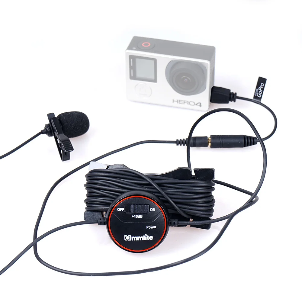 

Микрофон CoMica CVM-V03GP Gopro, всенаправленный суперщит для видеокамер Gopro