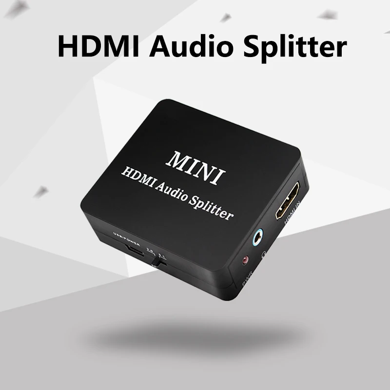 HDMI + аудио разветвитель декодер in SPDIF коаксиальный 3 5 мм выход для наушников с