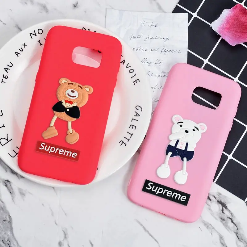 Fitted Case for Samsung Galaxy S7/S7 Edge G930F G935F Polar Bear Cover Cute Cartoon Cases Soft Silicone Back Shell Phone Capa |