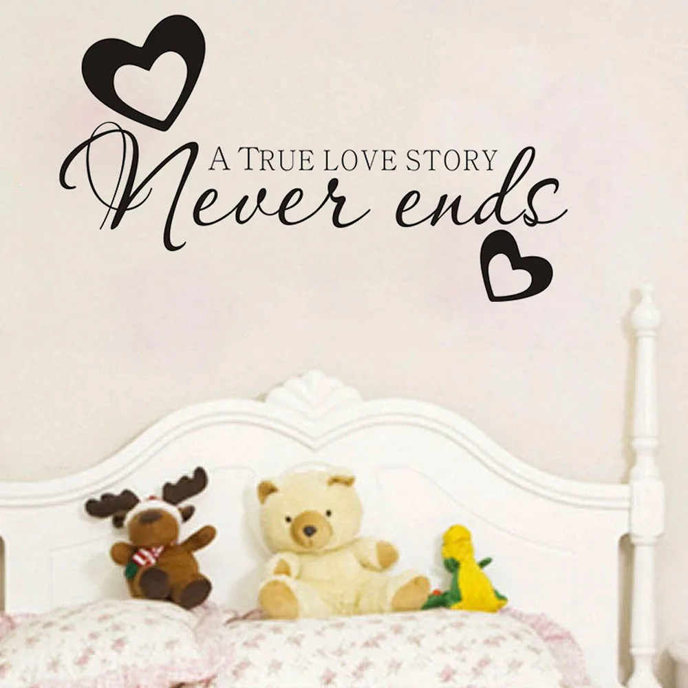 День Святого Валентина любовь комната окно ТВ настенная наклейка лестница