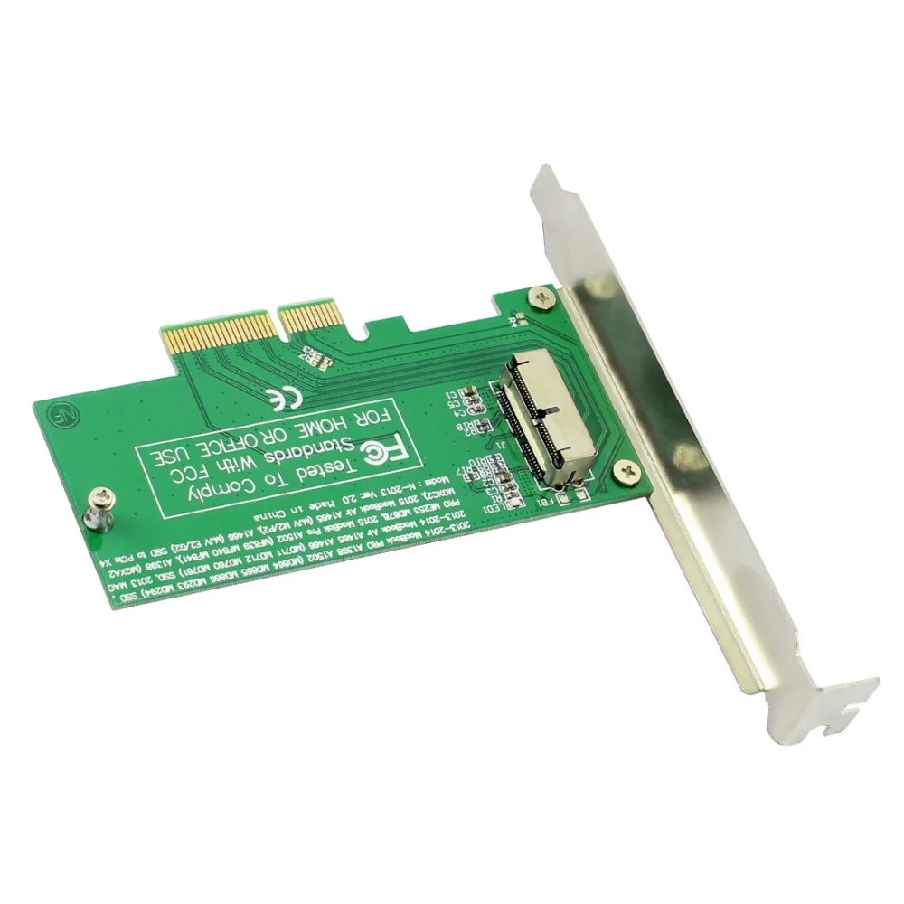 XT-XINTE PCI-Express PCIE PCI-E в 4X адаптер Карточка SSD конвертируемая карта для Mac Air Pro 2015 2014 2013
