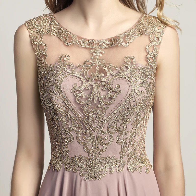 Robe De Soiree новые стили Формальные Элегантные Длинные вечерние платья трапециевидной формы Кристальные Платья для вечеринок с аппликацией vestido de festa LSX475
