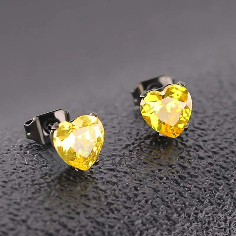 Женские серьги гвоздики из нержавеющей стали черного цвета|earings women jewelry|small stud