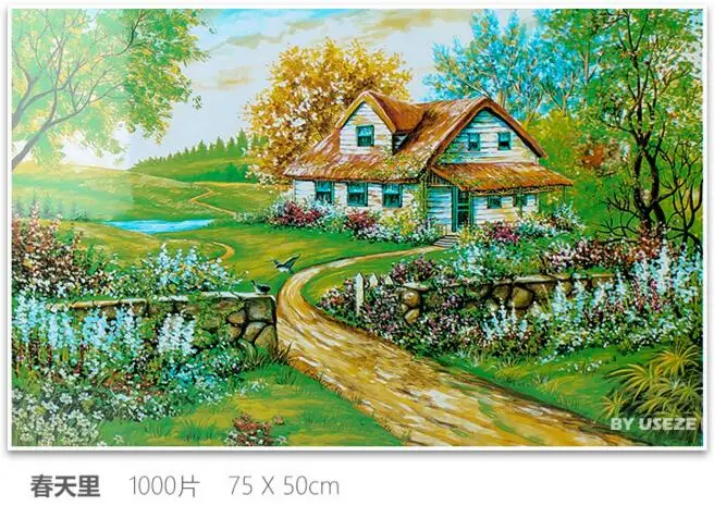 Ландшафтные головоломки, 1000 деталей, головоломки для взрослых, детские головоломки, ландшафтные Обучающие игрушки-пазлы для детей, пазлы для детей