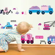 Бесплатная доставка детские наклейки на стену для раннего детства с мультяшным