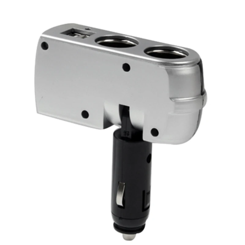 Kaneed 12 V 24 Dual USB Автомобильное зарядное устройство 5V Twin Зажигалка для сигарет