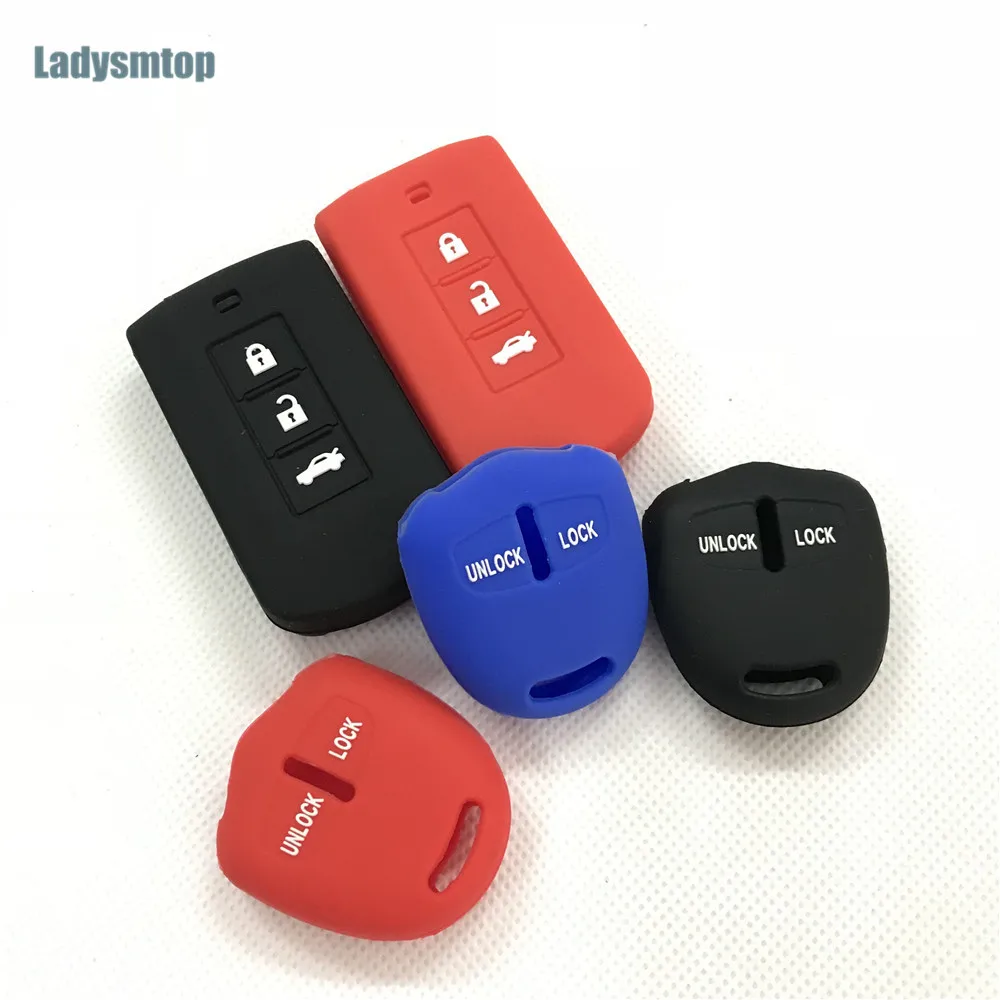 Чехол Ladysmtop для автомобильного ключа Mitsubishi Outlander ASX Lancer Evolution Pajero Eclipse Grandis FORTIS Zinger