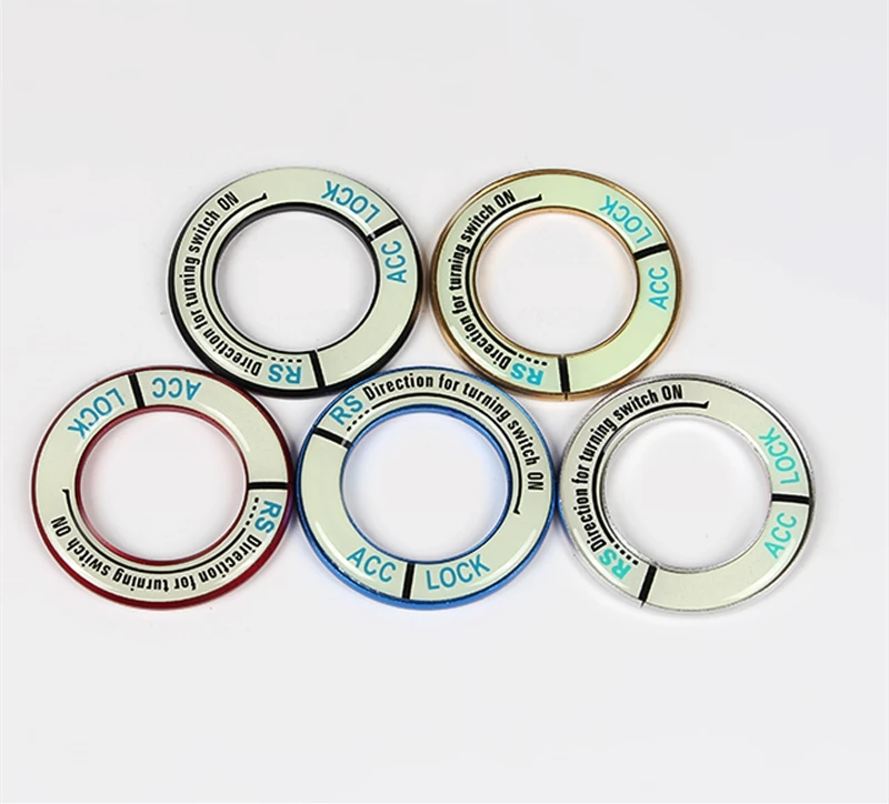 Светящийся автомобильный брелок зажигания декоративная наклейка для стайлинга