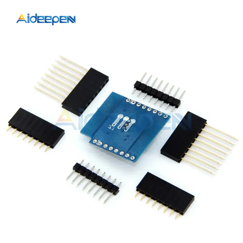 Модуль датчика температуры DS18B20 для WeMos D1 мини Плата расширения Wi Fi с XI/O ADC Pin