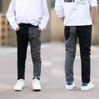 От 5 до 14 лет модные джинсы для мальчиков, штаны в ковбойском стиле, джинсовые длинные штаны для мальчиков, детские джинсовые штаны для маленьких мальчиков, Цветные Лоскутные штаны AB