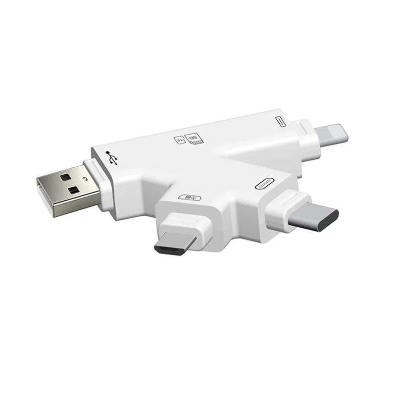 Multimemory 4 в 1 i флеш накопитель USB для IPad Touch MAC PC Micro SD и TF кардридер адаптер Аксессуары