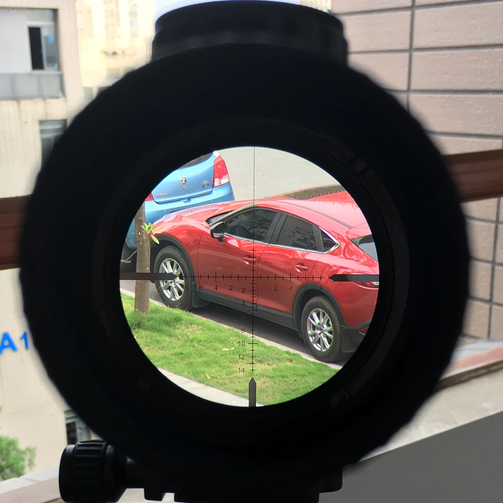 KANDAR 10x42 AOE стекло сетка Красная подсветка прицел фиксированное увеличение 10x Охотничья винтовка прицел тактический оптический прицел