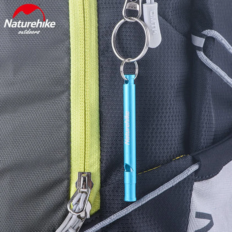 Свисток для выживания на открытом воздухе Алюминиевый свисток смешанные цвета