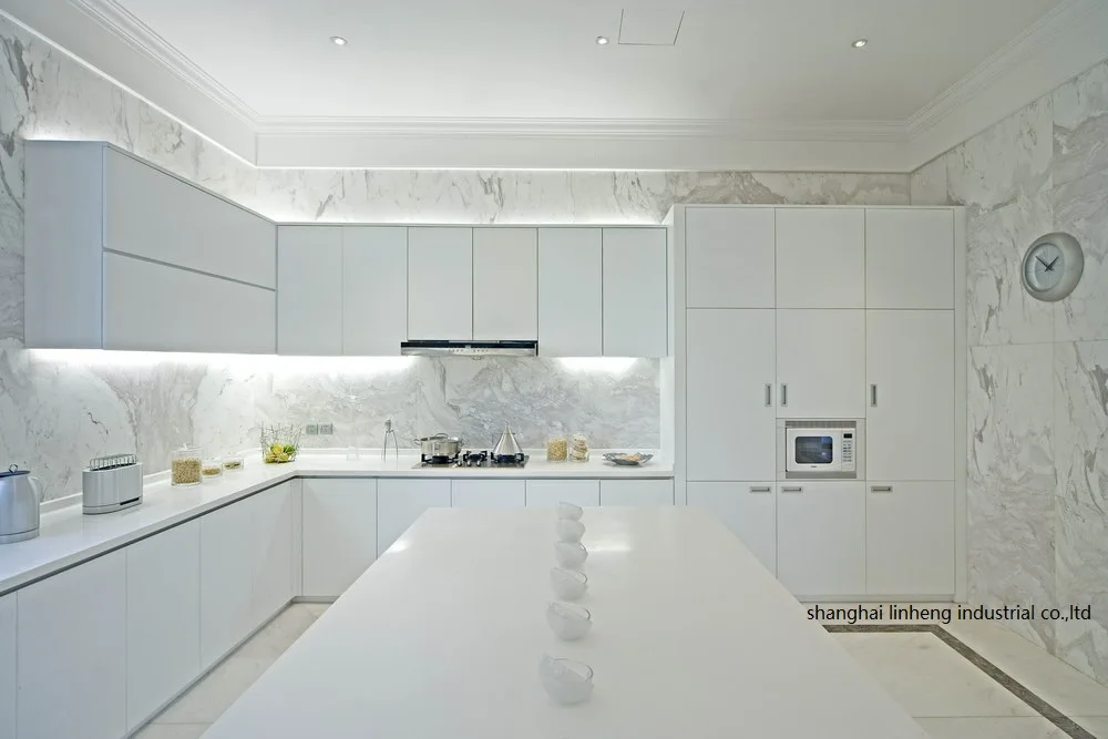 Современный глянцевый/лаковый кухонный шкаф (стандартный)|lacquer kitchen cabinet|kitchen