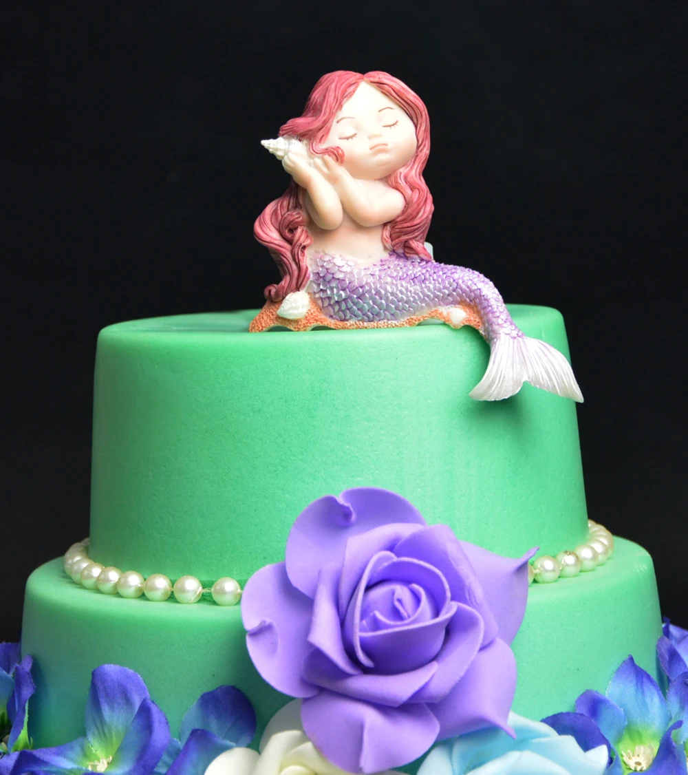 

KLM Mermaid Shape 3D Silicone Candy Mold Chocolate Fondant Cake Decorating Tools
