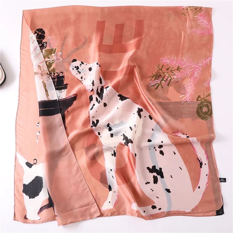 Модный шарф роскошный женский брендовый шелковый женские шарфы качественная