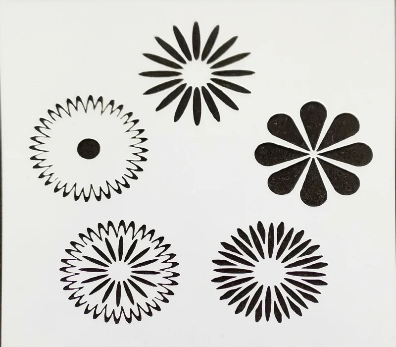 

13*13 Flower pvc Layering Stencils for Diy scrapbook coloring,painting stencil,home decor diy etc. Product image