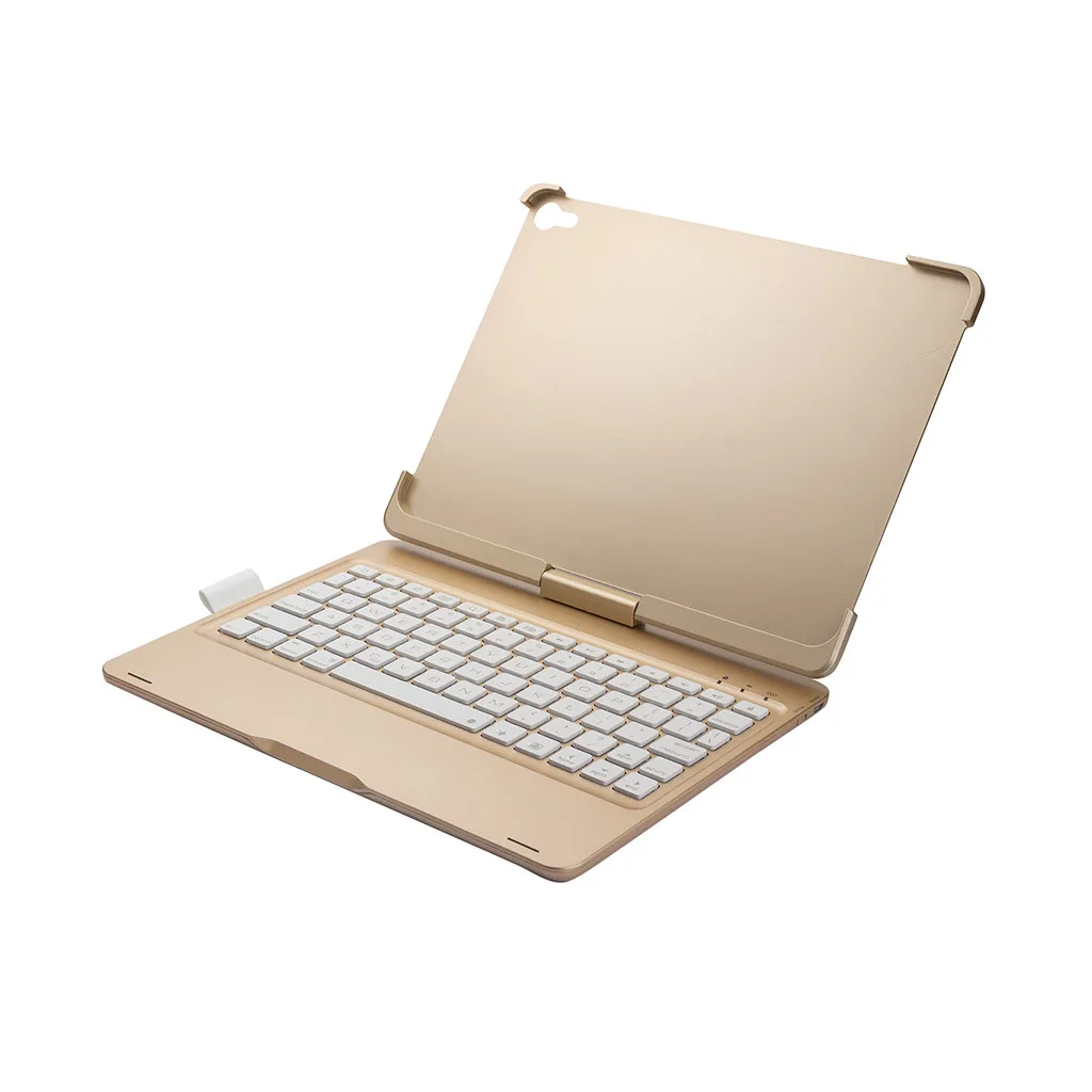 Gold Для Ipad Pro 11 чехол 360 градусов флип беспроводной Bluetooth подсветка клавиатура чехол Новое поступление#20191018 - Цвет: Gold