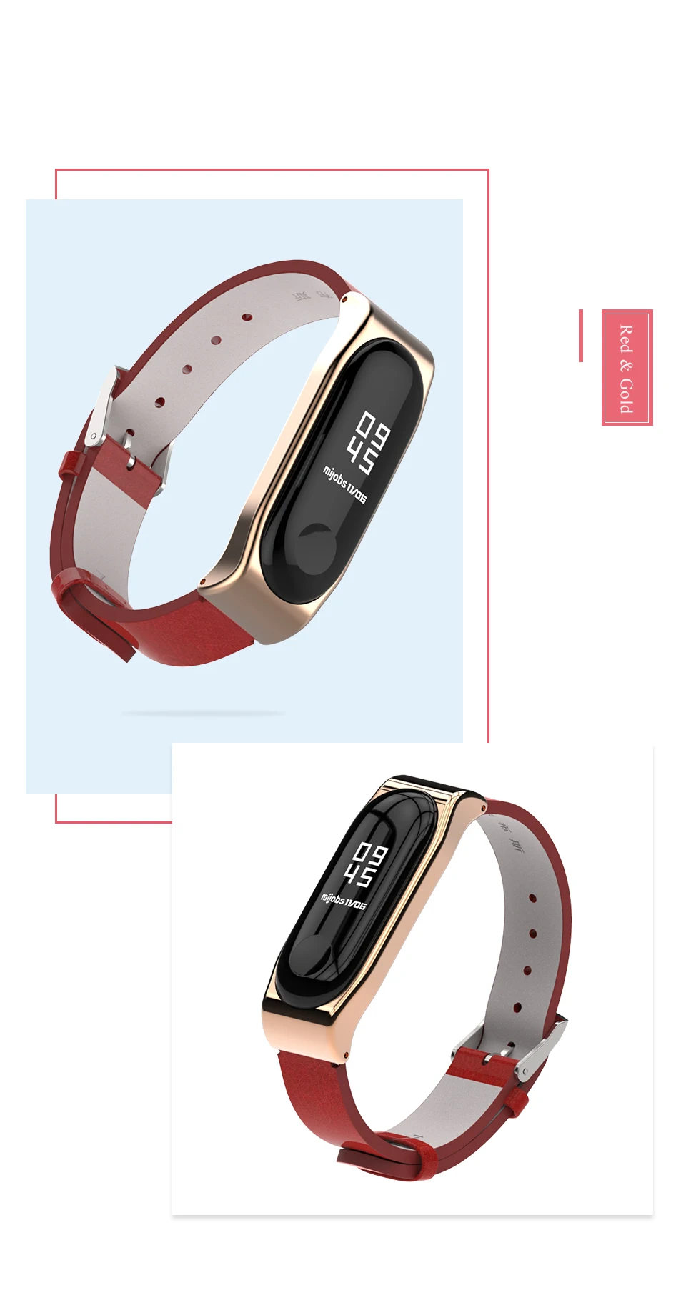 Mi jobs mi band 3 ремешок кожаный PU ремешок на запястье для Xiaomi mi ремешок 3 ремешок для смарт-часов браслет Correa mi band 4 Ремешок Браслет