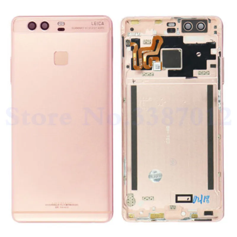 Задняя крышка для Huawei P9 аккумулятора корпус задняя дверь с боковыми кнопками +