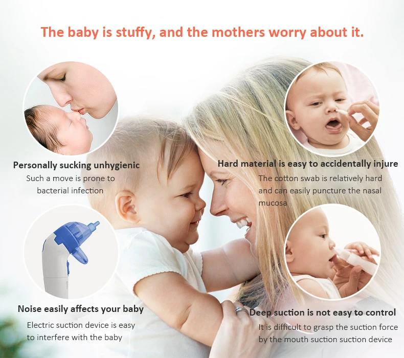 Goodbaby New Born Baby Safety Suction Nasal Aspirator Top Brand Vacuum Device Solid Dropper Type Heath Care | Мать и ребенок