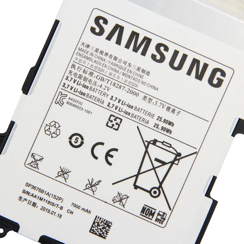 Батарея SP3676B1A для samsung Galaxy Note 10,1 GT-N8000 N8020 GT-P7500 GT-P7510 P5100 P601 Tab 3 P5200 Tab 4 Tab S T800