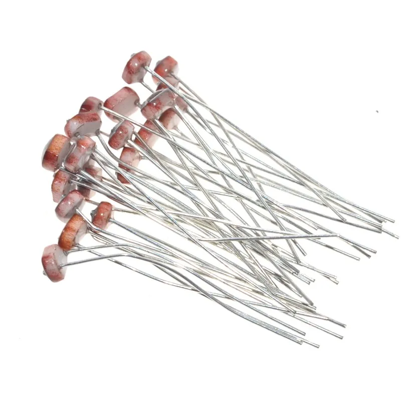 20 шт. x 5537 светильник-зависимый резистор LDR 5 мм Фоторезистор оптом и в розницу