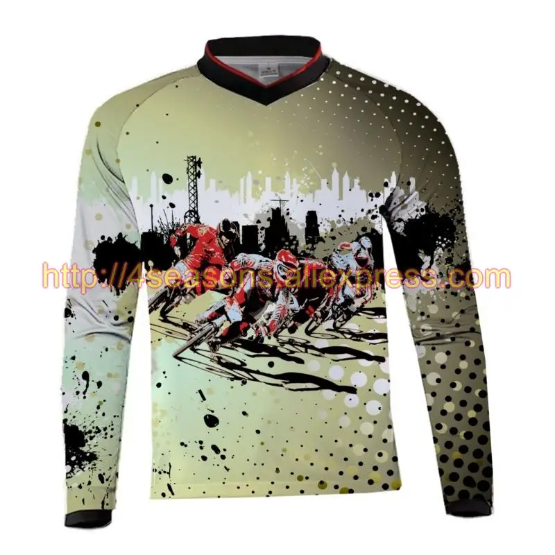 Mountain Bike Downhill DH MX RBX MTB Running Clothing Off-road Motocross Jersey for Men Long Sleeve Cycling XXS TO 5XL | Спорт и