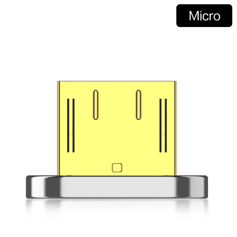 Micro Plug Магнитный зарядный usb-кабель RAXFLY для iPhone X XS Max XR 8, Магнитный зарядный кабель Micro USB type C для huawei P20 Pro - Цвет: Micro Plug