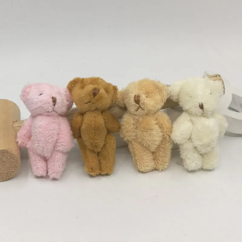Медведь плюшевые игрушки для детей 100 шт./лот 6 см мини медведь цветной
