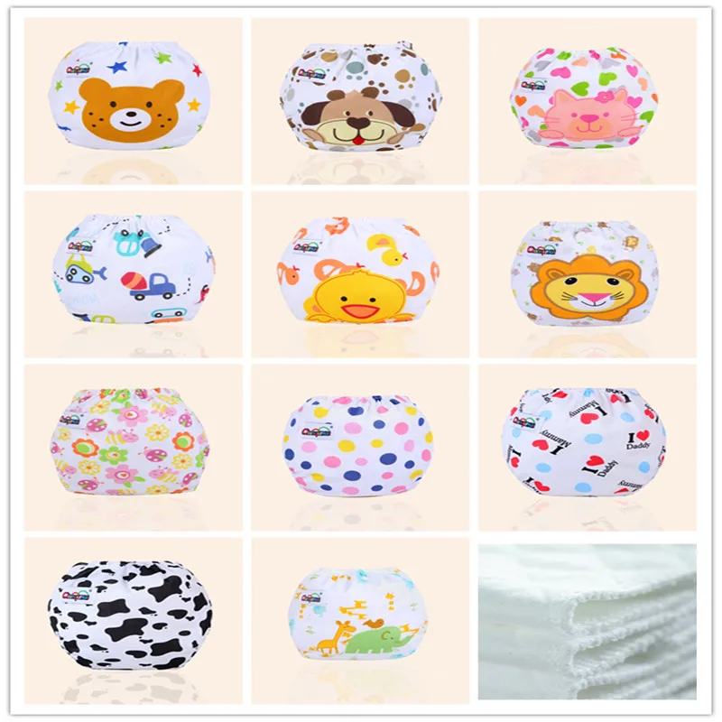 2016 Многоразовые детские тканевые подгузники карманные Моющиеся