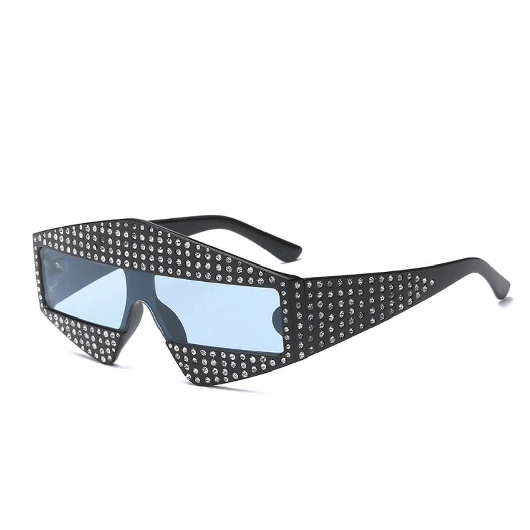 Модные брендовые солнцезащитные очки с бриллиантами мужские и женские унисекс