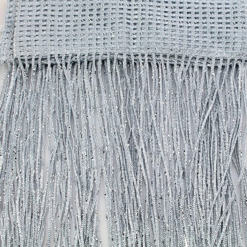 Solid Color String red curtains thread Widow Panels Screen House Curtains line curtain Room Blinds silver 246B | Дом и сад