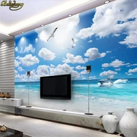 beibehang mural wallpaper european castle bedroom mediterranean style building stylish minimalist living room 3d photo wallpaper